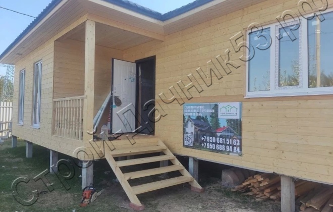 2 Каркасный дом Д-144, 12x10м, 120 М², Московская область, Ногинский район, деревня Щекавцево (4)